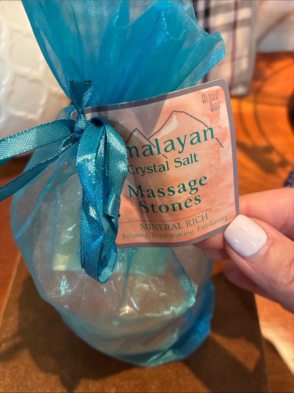 Bath & Body Works Teal Himalayan Crystal Salt Massage Stones